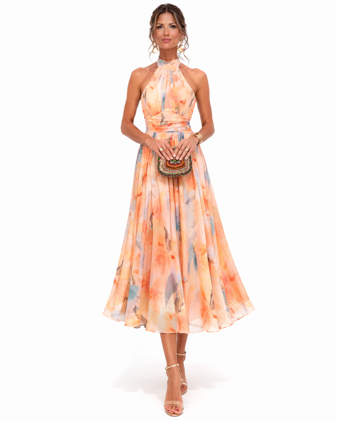 VALERIA | Vestido de Invitada - Estilo Floral Sofisticado
