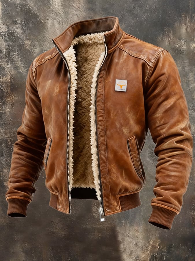 RICCARDO™ | CHAQUETA DE CUERO TÉRMICO