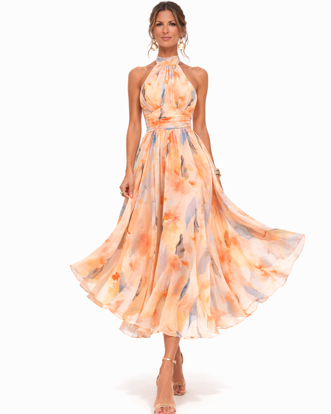VALERIA | Vestido de Invitada - Estilo Floral Sofisticado