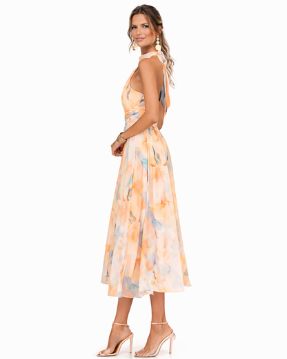 VALERIA | Vestido de Invitada - Estilo Floral Sofisticado