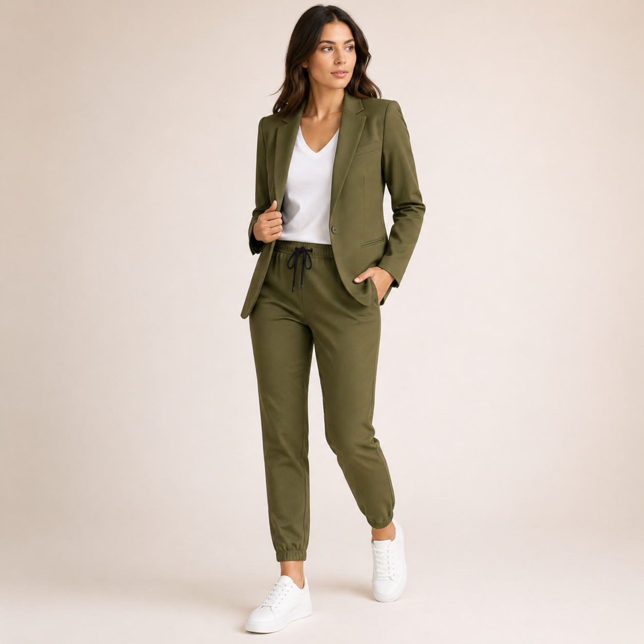 Aleli | Conjunto de traje informal con un toque deportivo