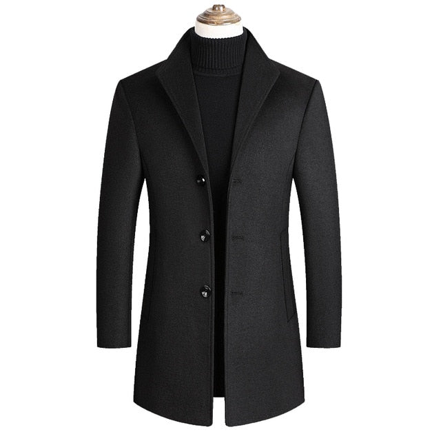 Aurelio™ | Abrigo Largo de Invierno Elegante