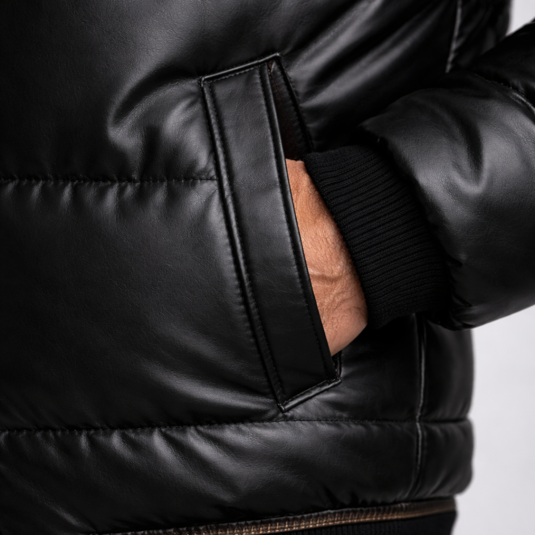 Cristiana | Chaqueta Puffer Urbana Premium con Cuello Acolchado