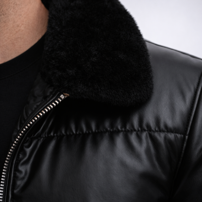 Cristiana | Chaqueta Puffer Urbana Premium con Cuello Acolchado